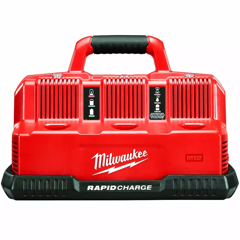Milwaukee 48-59-1807 M12/M18 12/18V 6-Port Rapid Charge Station Tools & Equipment 4 Milwaukee 48-59-1807 M12/M18 12/18V 6-Port Rapid Charge Station Tools & Equipment
