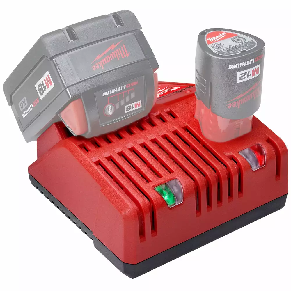 Tools & Equipment Milwaukee 48-59-1812 M12/M18 12/18V Multi-Voltage Charger 5 Tools & Equipment Milwaukee 48-59-1812 M12/M18 12/18V Multi-Voltage Charger