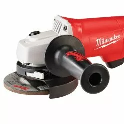 Tools & Equipment Milwaukee 6140-30 120V AC 7.5 Amp 4-1/2-Inch Small Angle Grinder With Flange
