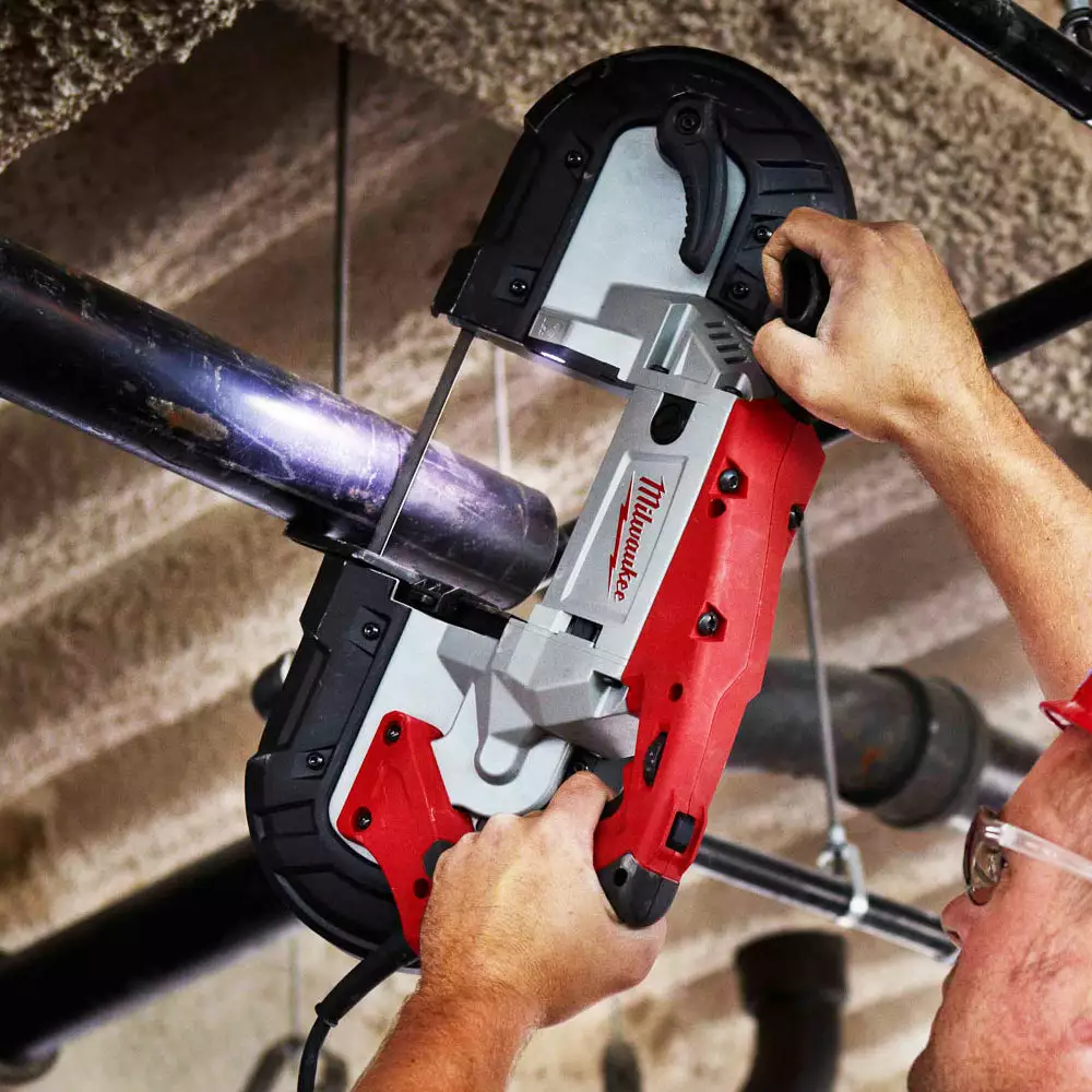 Milwaukee 6238-21 120 AC/DC Deep Cut Band Saw Kit W/ Carrying Case 8 Milwaukee 6238-21 120 AC/DC Deep Cut Band Saw Kit W/ Carrying Case