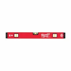 Tools & Equipment Milwaukee MLBXSM48 24/48-Inch Aluminum REDSTICK Magnetic Box Beam Level Set