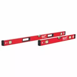Tools & Equipment Milwaukee MLBXSM48 24/48-Inch Aluminum REDSTICK Magnetic Box Beam Level Set