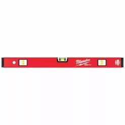 Milwaukee MLCM24 24-Inch Durable Aluminum REDSTICK Compact Box Beam Level