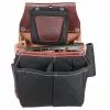 Occidental Leather 5564 Belt-Worn Fastener Bag With Divided Nylon Double Bag