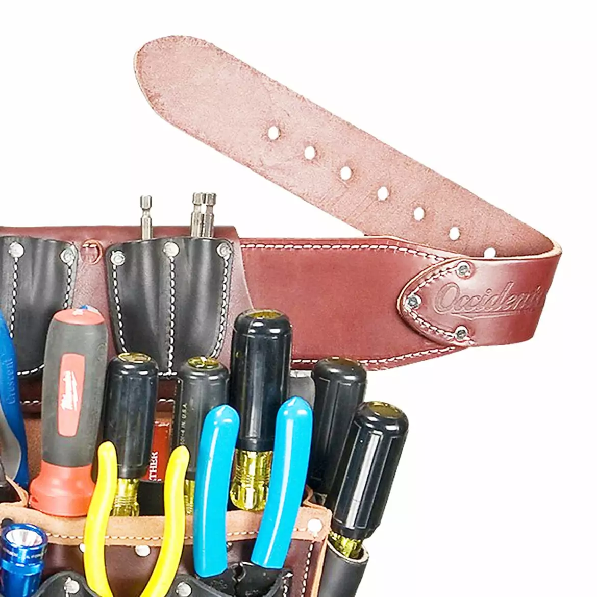 Occidental Leather 5590XXL Professional Electricians Journeyman Tool Bag - XXL 7 Occidental Leather 5590XXL Professional Electricians Journeyman Tool Bag - XXL