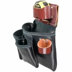 Tools & Equipment Occidental Leather B5018DB 3 Pouch Pro Tool Fastener Tool Bag - Black