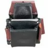 Occidental Leather B5060 3 Pouch Pro Fastener Nails Screws Bits Bag - Black