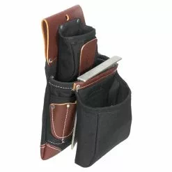 Occidental Leather B8060 Black OxyLights 3 Pouch Tool Screw Fastener Bag