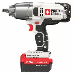Tools & Equipment Porter-Cable PCC740LA 20-Volt 1/2-Inch Cordless Lithium-Ion Impact Wrench