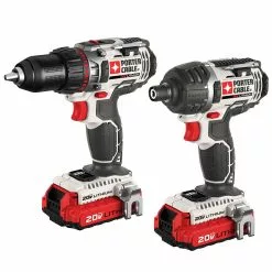Porter-Cable PCCK602L2 20V MAX Cordless Hex Lithium-Ion 2-Tool Combo Kit Tools & Equipment