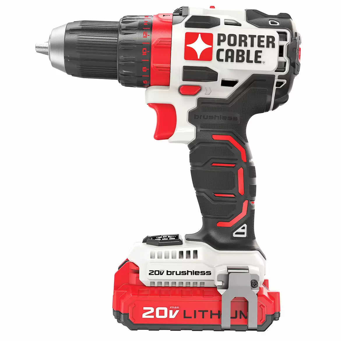 Porter-Cable Tools & Equipment Porter Cable PCCK607LB 20-Volt Lithium-Ion Cordless Brushless Drill Driver Kit 3 Porter-Cable Tools & Equipment Porter Cable PCCK607LB 20-Volt Lithium-Ion Cordless Brushless Drill Driver Kit