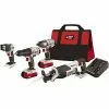 Tools & Equipment Porter-Cable PCCK615L4 20V MAX Cordless Li-Ion 4-Tool Compact Combo Kit