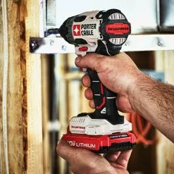 Porter-Cable Porter Cable PCCK647LB 20-Volt Lithium-Ion Cordless Brushless Impact Driver Kit Tools & Equipment