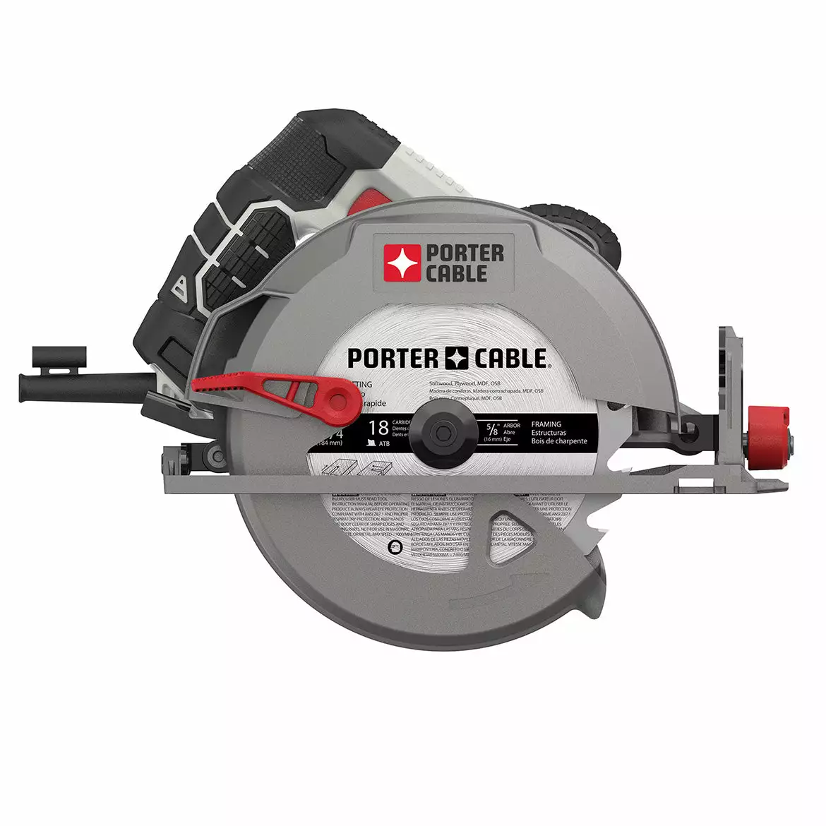 Porter-Cable Porter Cable PCE310 7-1/4-Inch 15-Amp Heavy Duty Magnesium Shoe Circular Saw Tools & Equipment 4 Porter-Cable Porter Cable PCE310 7-1/4-Inch 15-Amp Heavy Duty Magnesium Shoe Circular Saw Tools & Equipment