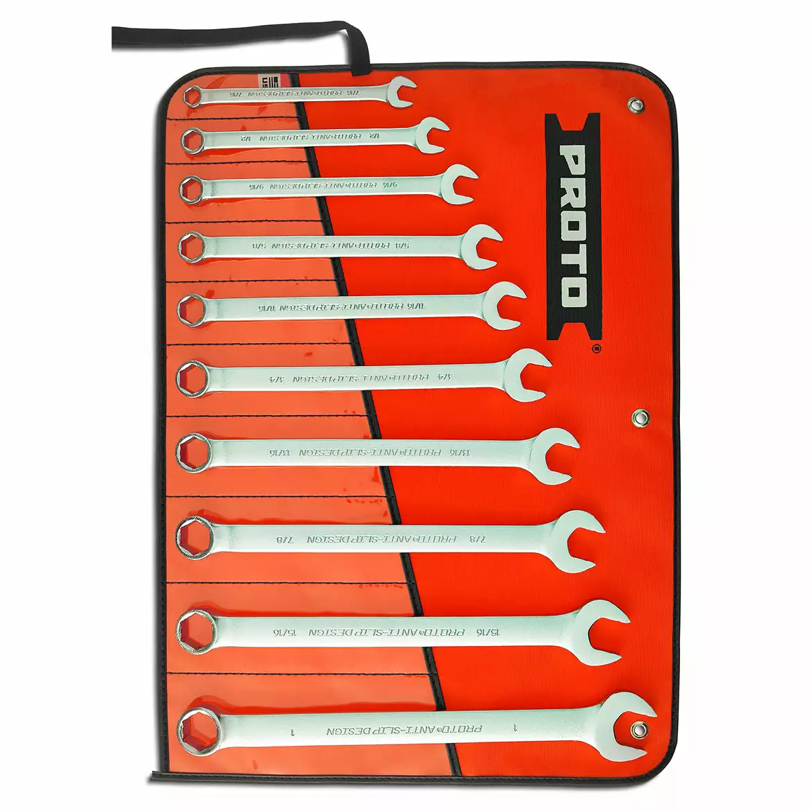 Proto J1200GHASD 6-Point Satin Fractional Combination ASD Wrench Set - 10pc 4 Proto J1200GHASD 6-Point Satin Fractional Combination ASD Wrench Set - 10pc