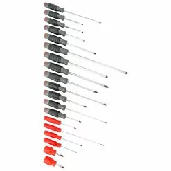 Proto J1219RC Alloy Steel Ergonomic DuraTek Combination Screwdriver Set - 19pc Tools & Equipment