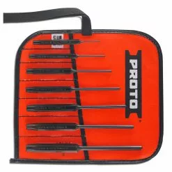 Proto J49007S2 Black Oxide Heat Treated Roll Pin Punch Set With Pouch - 7pc Tools & Equipment 5 Proto J49007S2 Black Oxide Heat Treated Roll Pin Punch Set With Pouch - 7pc Tools & Equipment