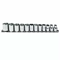 Proto J52212 3/8-Inch 6-Point TorquePlus Standard Drive Metric Socket Set - 12pc