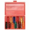Tools & Equipment Proto J9200DB Durable Color Coded Fractional Metric Nut Driver Set - 11pc
