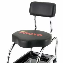 Automotive Proto JFC1010 18-Inch Durable Black/Chrome Heavy-Duty Tool Trolley Stool 7 Automotive Proto JFC1010 18-Inch Durable Black/Chrome Heavy-Duty Tool Trolley Stool