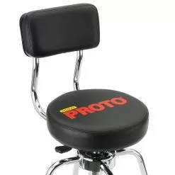 Automotive Proto JFC1011 44-Inch Black Heavy-Duty Metal Comfortable Adjustable Shop Stool