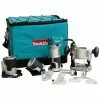 Makita RT0701CX3 1-1/4 HP 10,000-30,000 Rpm Variable Speed Compact Router Kit Tools & Equipment 1 Makita RT0701CX3 1-1/4 HP 10,000-30,000 Rpm Variable Speed Compact Router Kit Tools & Equipment