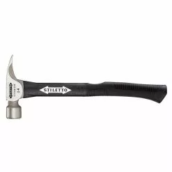 Stiletto TI14MC-F 16-Inch 14-Oz Titanium Milled Curved Fiberglass Handle Hammer