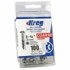 Tools & Equipment Kreg SML-C125S5-100 Pocket Hole Screws 1-1/4", #8 Coarse, Washer Head, 100 Count
