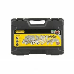 Stanley STMT71652 Chrome Vanadium Forged Body Polished Socket Set, (123-Piece)