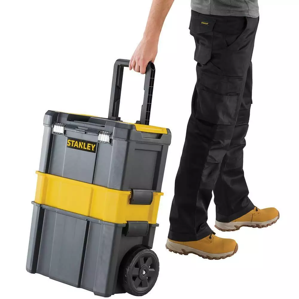 Tools & Equipment Stanley STST18631 44 Lbs Capacity 3-in-1 Heavy Duty Essential Rolling Workshop 5 Tools & Equipment Stanley STST18631 44 Lbs Capacity 3-in-1 Heavy Duty Essential Rolling Workshop