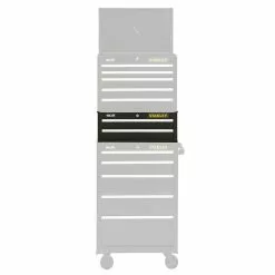 Tools & Equipment Stanley STST22625BK 26-Inch 300-series 2-Drawer Storage Middle Chest - Black