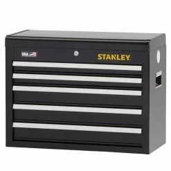 Stanley STST22655BK 26-Inch 300-Series 5-Drawe Storage Tool Chest - Black Tools & Equipment