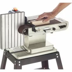Shop Fox W1717 1/3 H.P. Horizontal/Vertical Sander With Quick-Change Belt