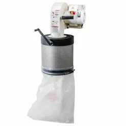 Shop Fox W1844 120/240-Volt 1 HP Canister Filtered Wall-Mount Dust Collector Tools & Equipment