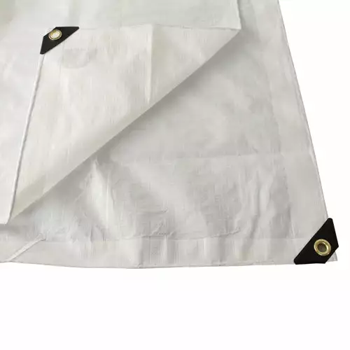 Weather Guard Lawn & Outdoor Power White 18x20 Heavy Duty UV Protected Treated Canopy Sun Shade Boat Cover Tarp 4 Weather Guard Lawn & Outdoor Power White 18x20 Heavy Duty UV Protected Treated Canopy Sun Shade Boat Cover Tarp