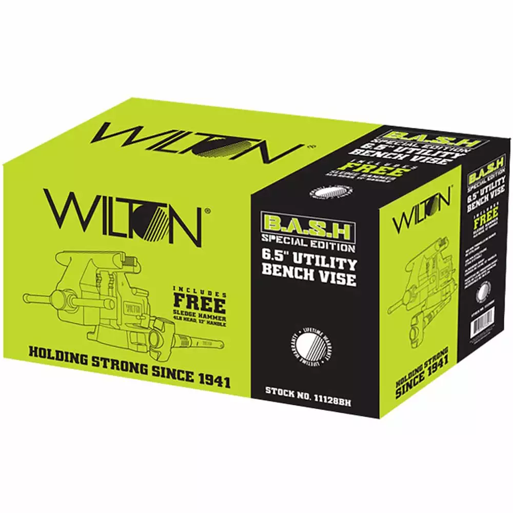 Tools & Equipment Wilton 11128BH 6-1/2-Inch Versatile Utility Bench Vise And Sledge Hammer Combo 4 Tools & Equipment Wilton 11128BH 6-1/2-Inch Versatile Utility Bench Vise And Sledge Hammer Combo