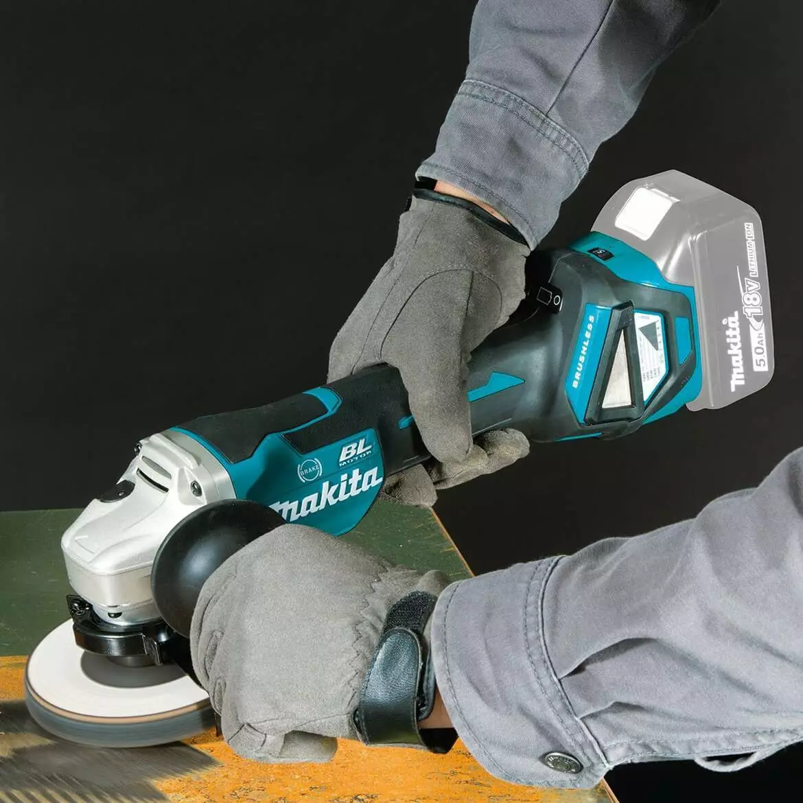 Makita XAG20Z 18-Volt Brake Paddle Switch Cut-Off/Angle Grinder - Bare Tool 10 Makita XAG20Z 18-Volt Brake Paddle Switch Cut-Off/Angle Grinder - Bare Tool