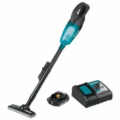 Makita XLC02R1B 18-Volt 1.3-Pint 2.0Ah LXT Lithium-Ion Cordless Vacuum Kit