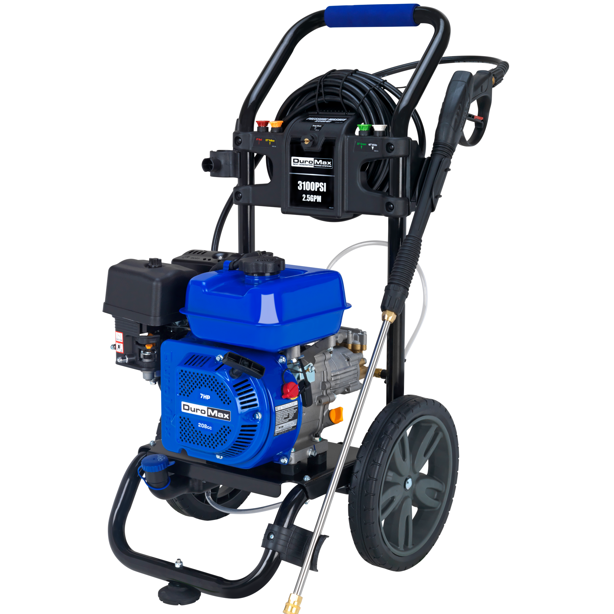 DuroMax XP3100PWT 3100 PSI 2.5 GPM 208cc Gas Engine Turbo Nozzle Pressure Washer 3 DuroMax XP3100PWT 3100 PSI 2.5 GPM 208cc Gas Engine Turbo Nozzle Pressure Washer