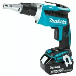 Makita XSF03T 18-Volt 1/4-Inch 5.0Ah Hex Lithium-Ion Drywall Screwdriver Kit Tools & Equipment