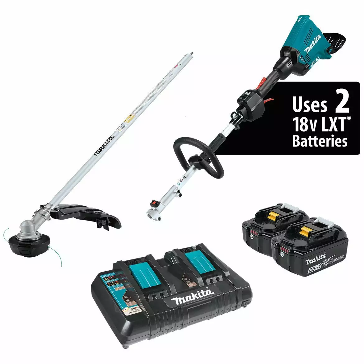 Makita XUX01M5PT 36-Volt 5.0Ah Cordless Couple Shaft Power Head Attachment Kit Lawn & Outdoor Power 4 Makita XUX01M5PT 36-Volt 5.0Ah Cordless Couple Shaft Power Head Attachment Kit Lawn & Outdoor Power